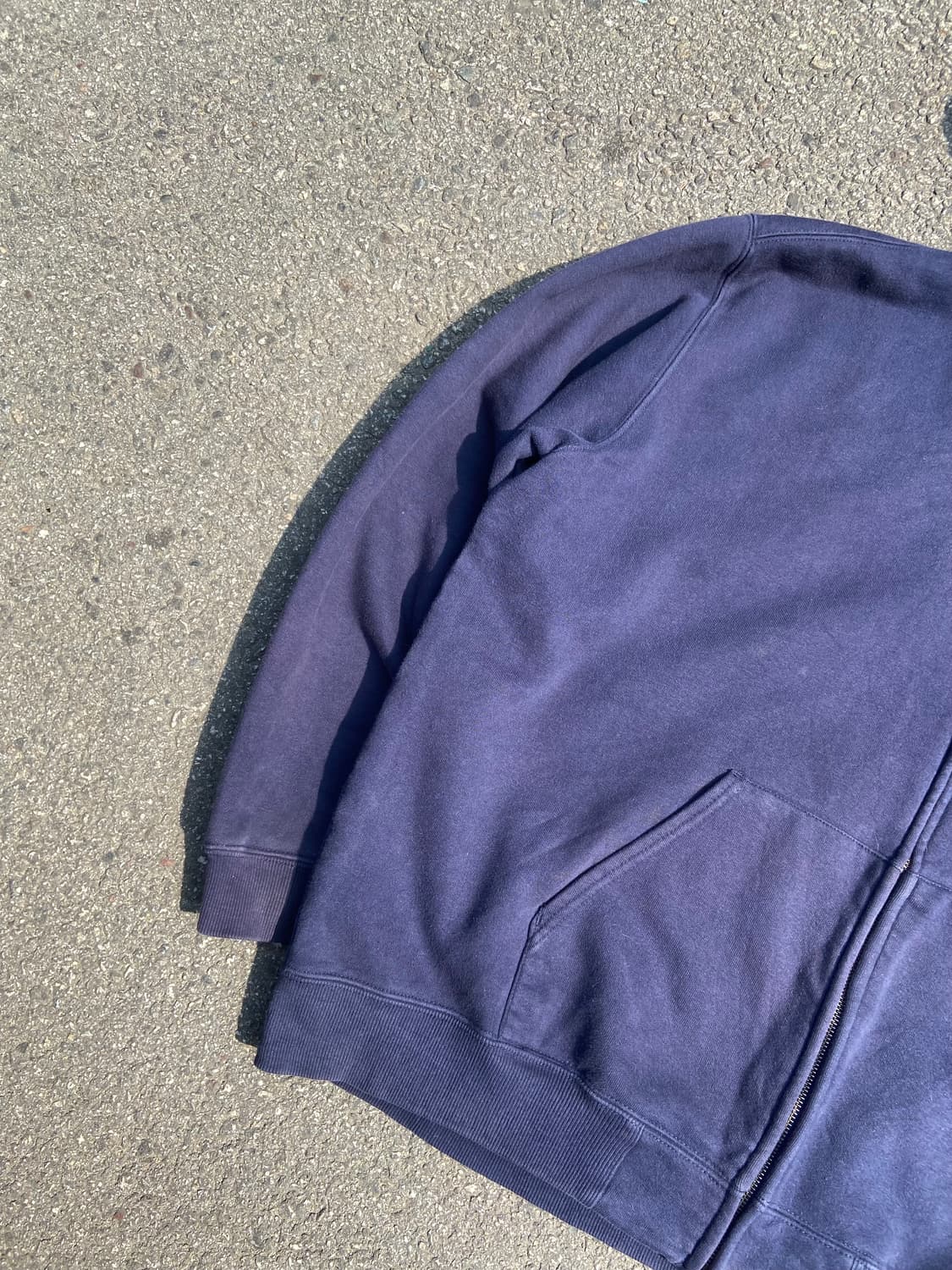 3XL) Old Carhartt Navy Hooded Zip-Up 상품이미지5