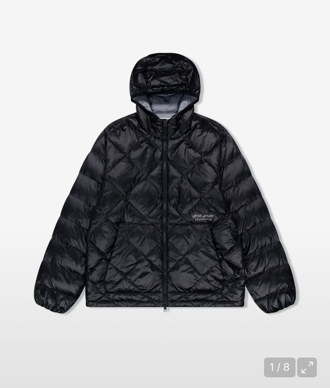 예스아이씨 구스다운 경량패딩 Black M size 상품이미지1