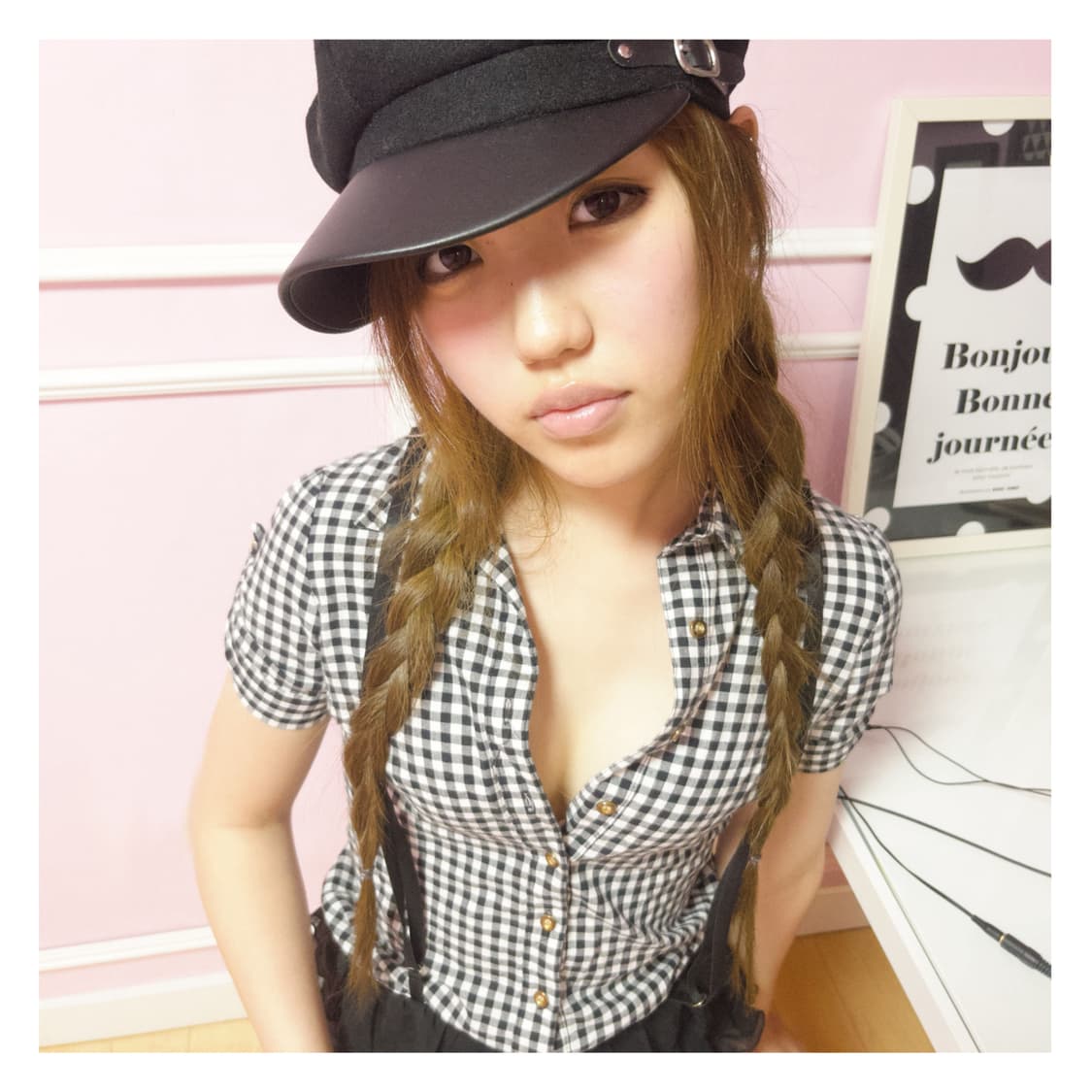 Vintage shoulder check shirt 상품이미지1