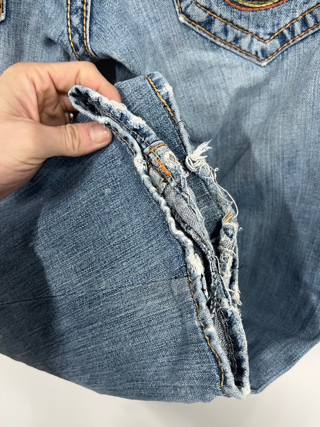 트루릴리전 레인보우 조이 부츠컷 나팔핏 데님 팬츠 상품이미지4