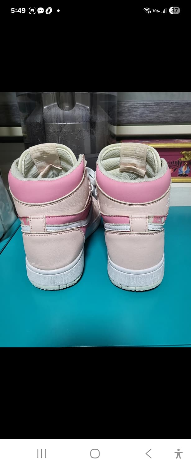 '초리미티드에디션'(협의)디올×나이키 에어조던 1 하이 핑크 디올 콜라보 상품이미지8