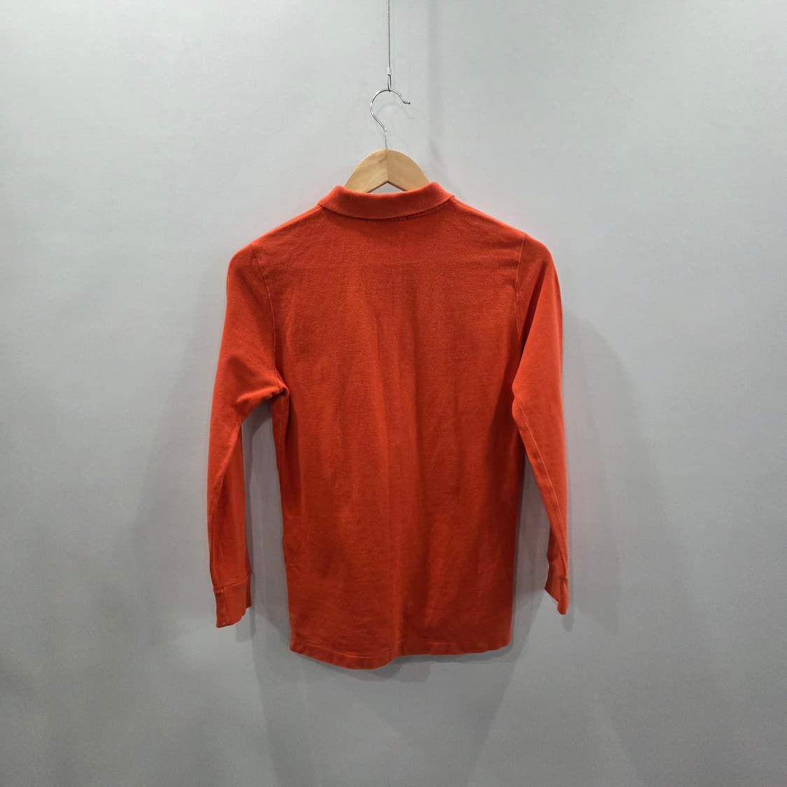 폴로랄프로렌 우먼 피케 카라 롱슬리브 오렌지 M 상품이미지5