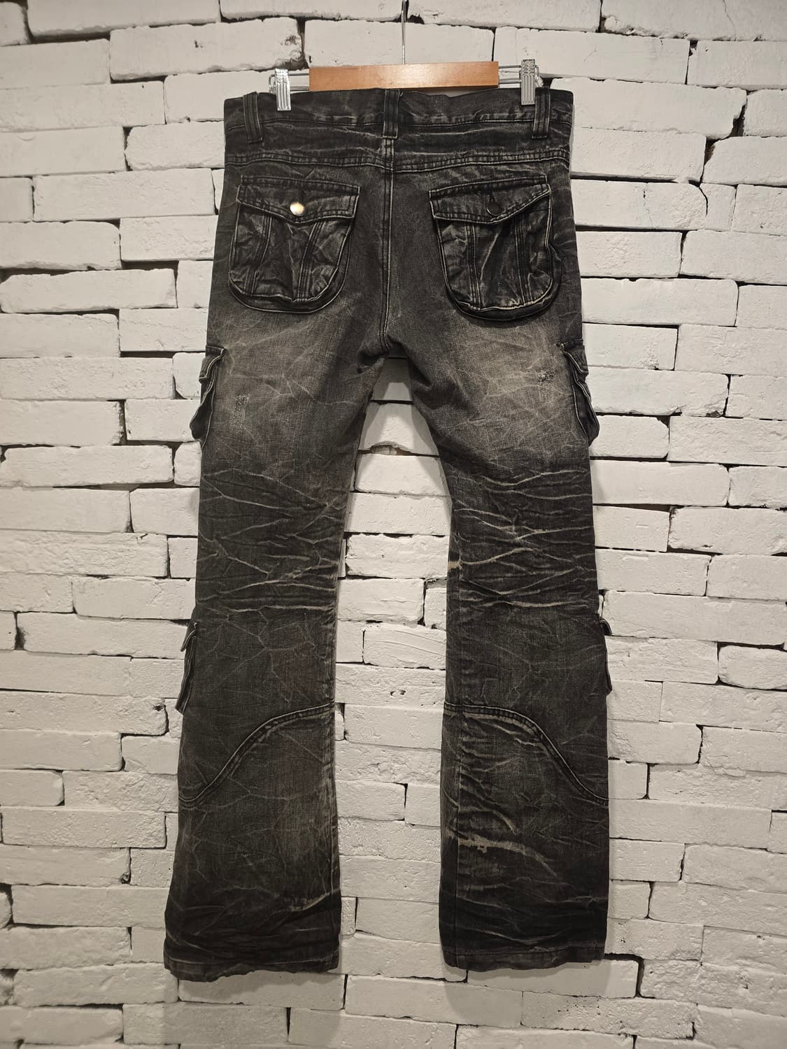 00s Y2k jpn boots cut multipoket pants 상품이미지3