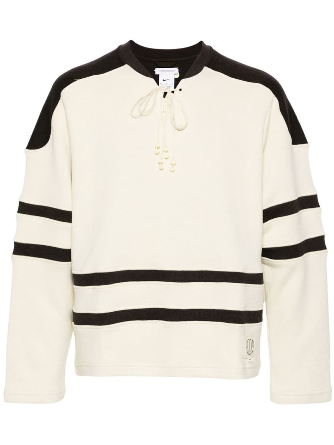 나이키 보디 레이싱 니트 스웨트셔츠 에크루 L 상품이미지1