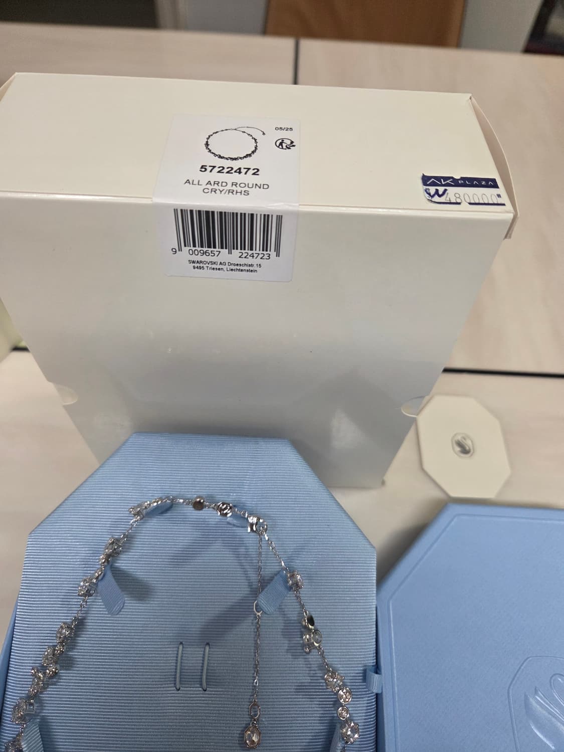 정가48만~새제품)스와로브스키 별빛 크리스탈 목걸이 정품 상품이미지8