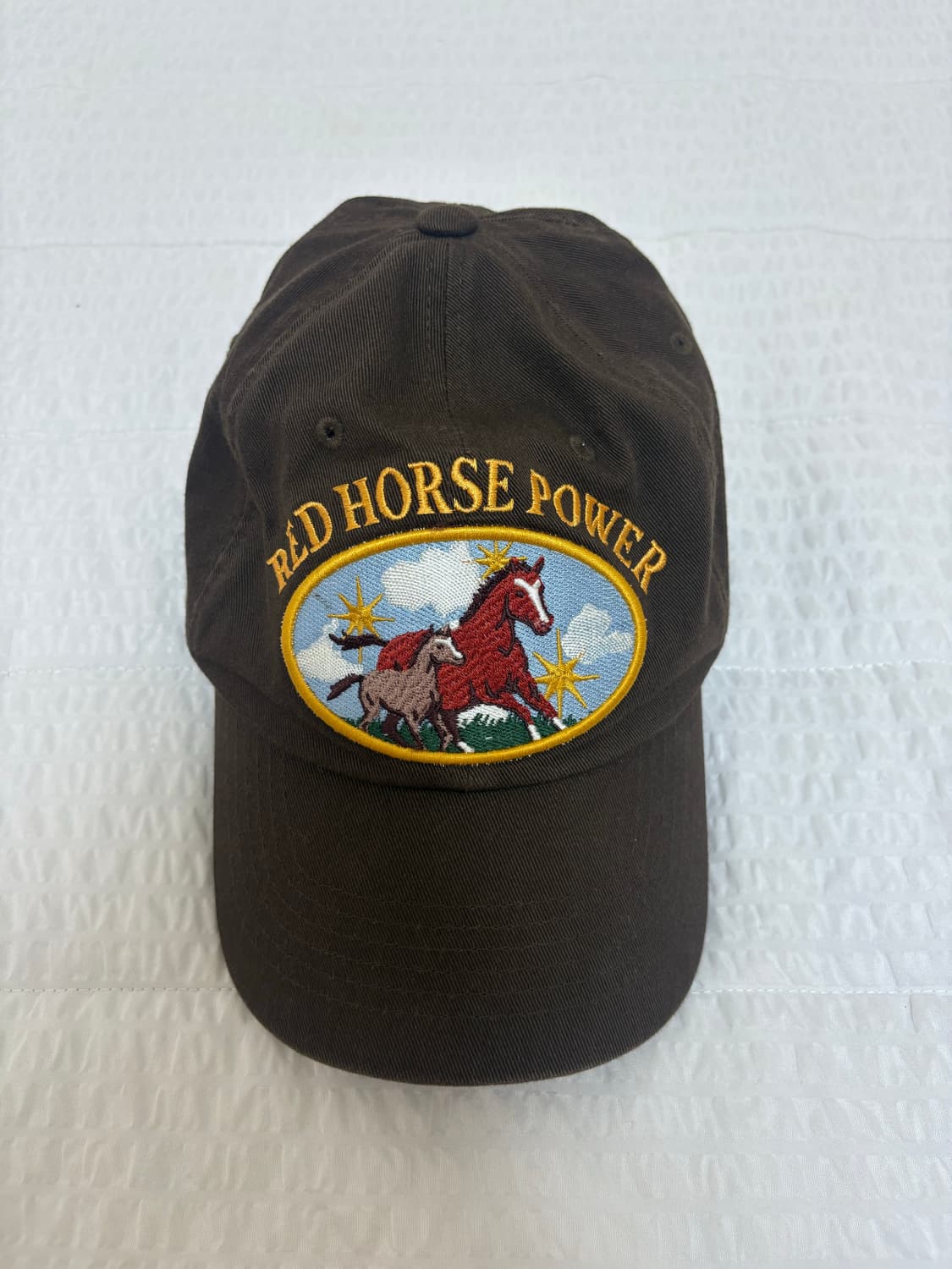 오픈와이와이 적토마 패치 볼캡 브라운 상품이미지1