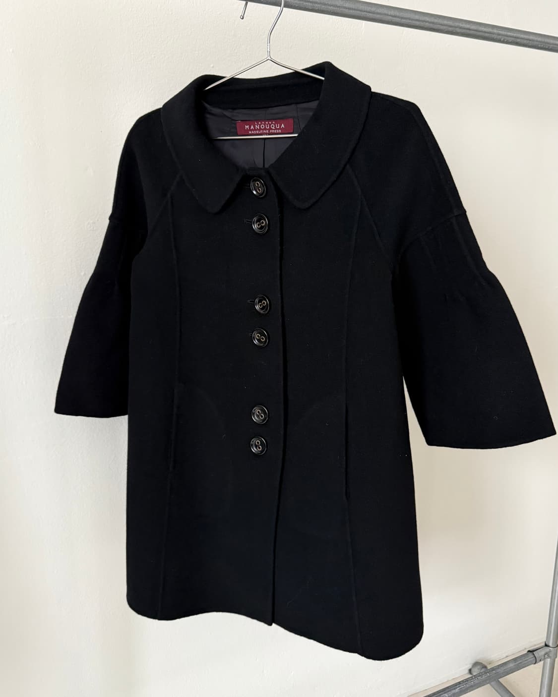 Manouqua 울 캐시미어 혼방 코트 상품이미지4