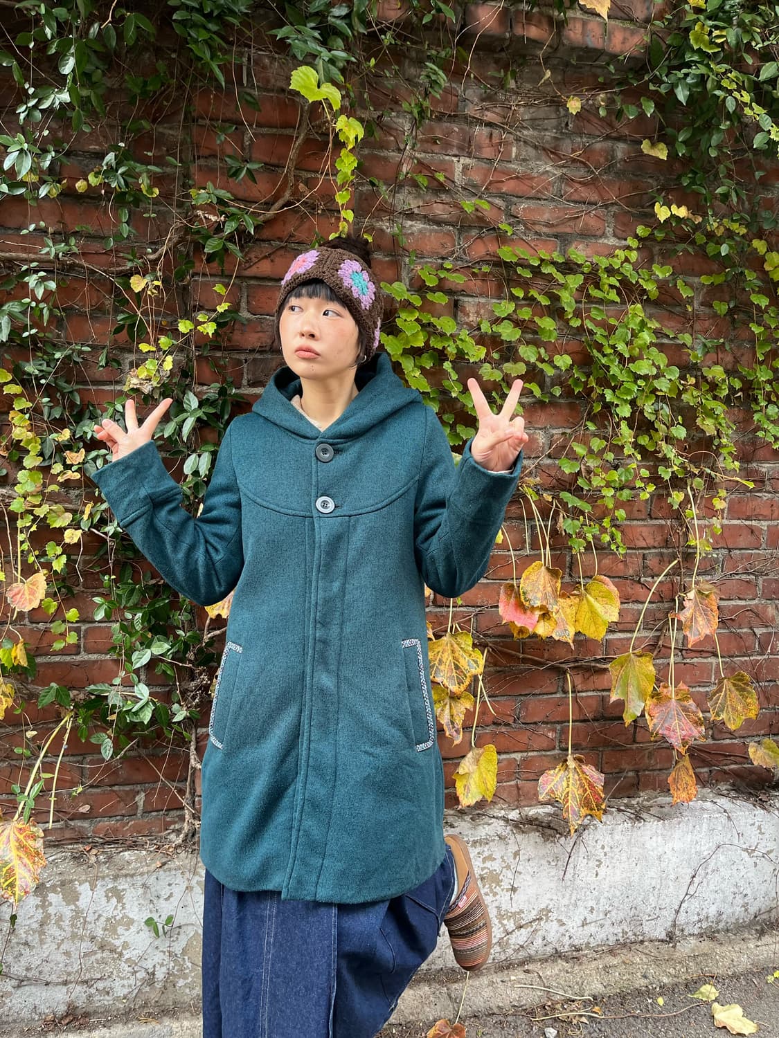 Titicaca 딮그린 후드 코트 상품이미지2