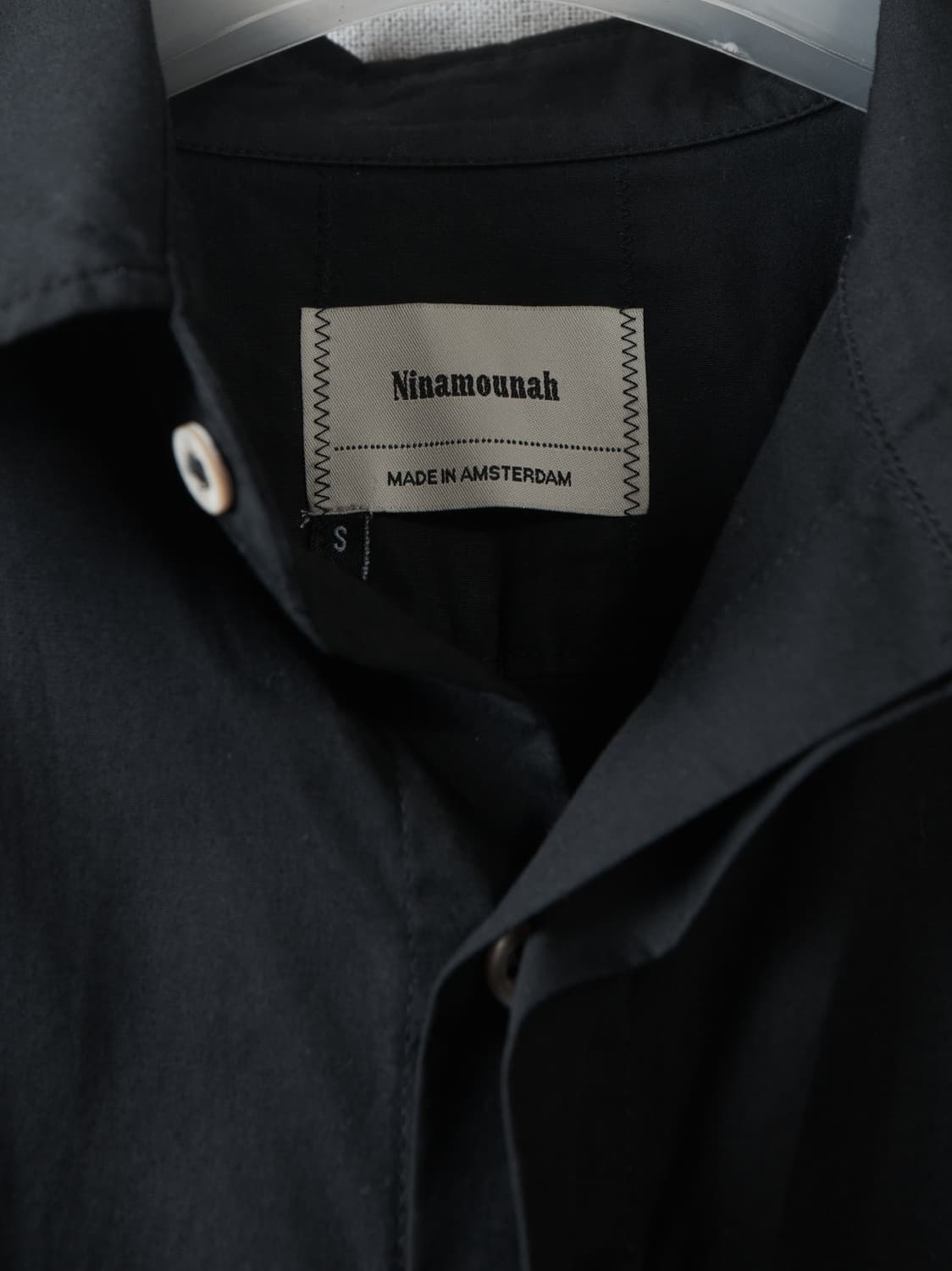 Ninamounah 블랙 셔츠 상품이미지6