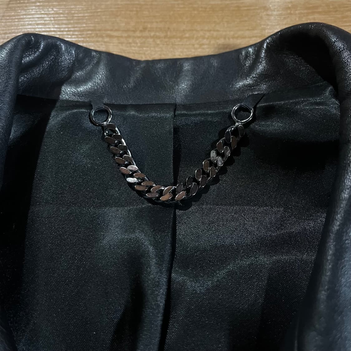 [100] 산드로 카프스킨 레더자켓 상품이미지4