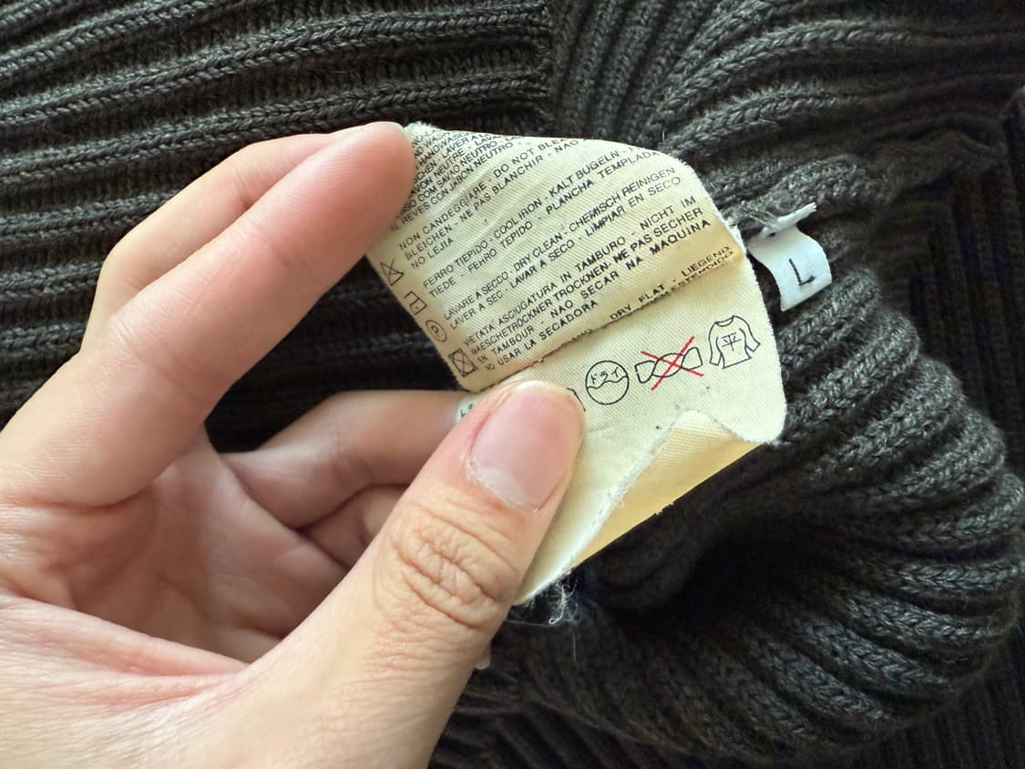 스톤아일랜드 2001 하이넥 니트집업 상품이미지6