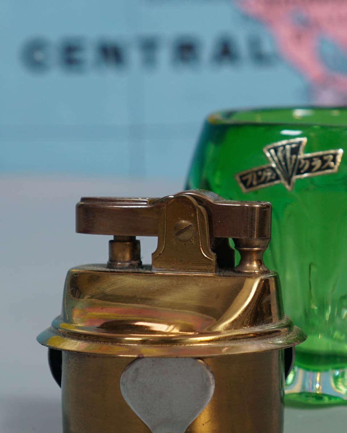 빈티지 소품 1970년 글라스 테이블 라이터 상품이미지4