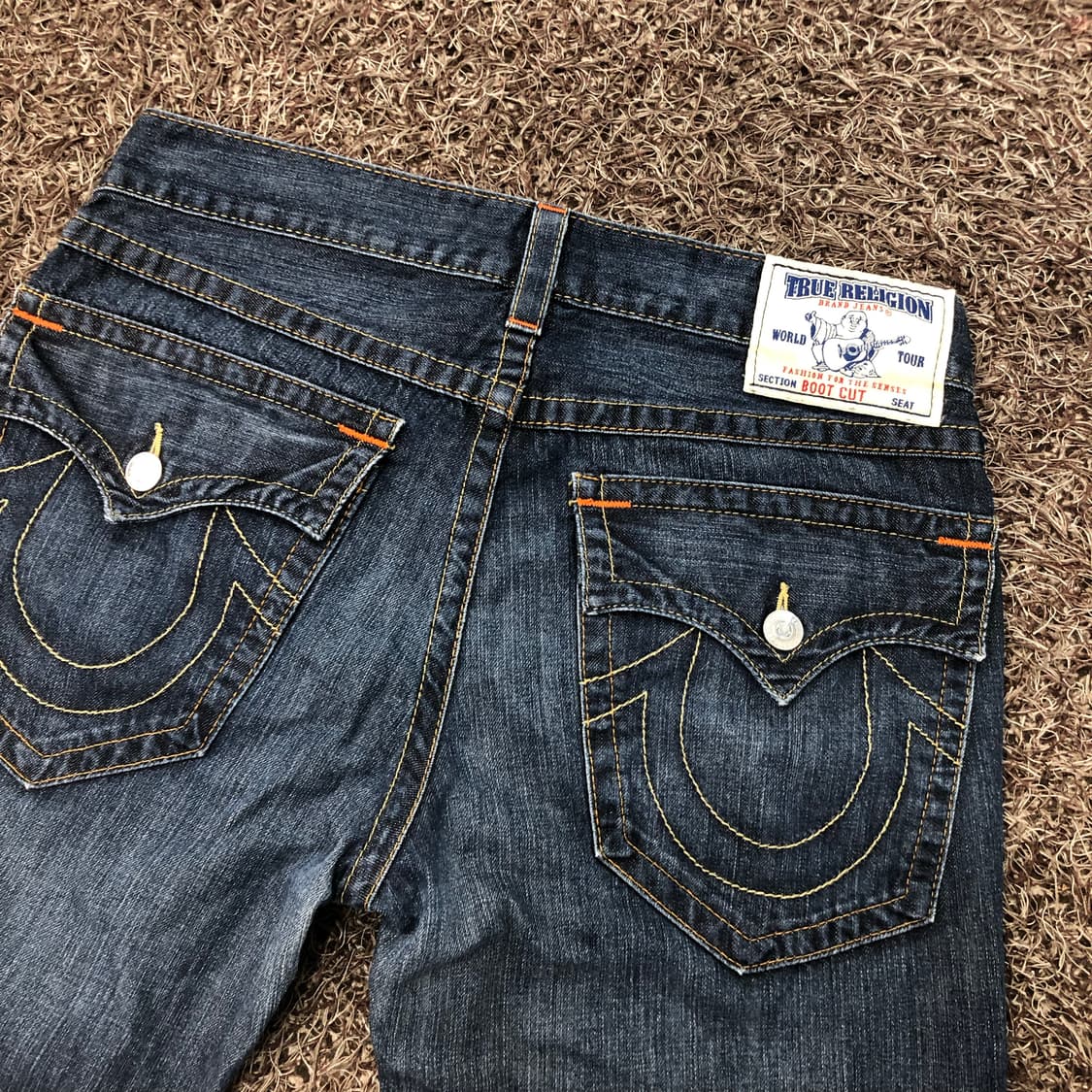 트루릴리전 부츠컷 워싱 데님 팬츠 상품이미지5