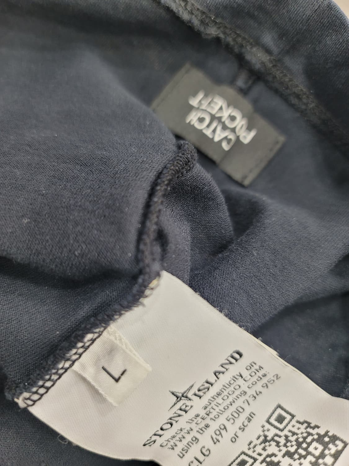 스톤아일랜드 쉐도우프로젝트 포켓 긴팔티 블랙 상품이미지6