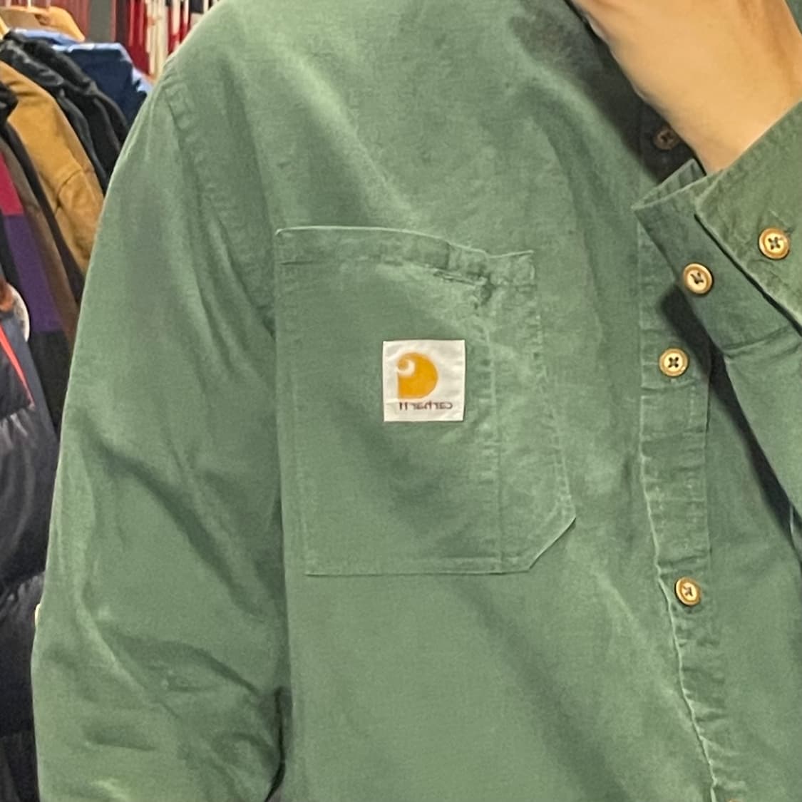 [IM] carhartt 칼하트 녹차 긴팔셔츠 상품이미지6