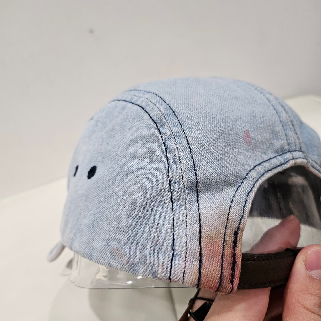 정품 슈프림 데님 캠프캡 모자 상품이미지7