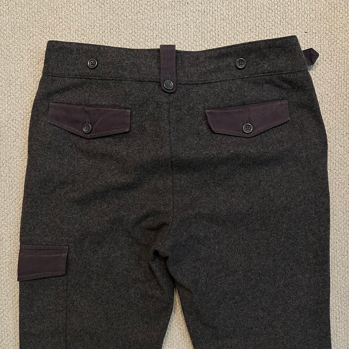 올드갭 GAP 울 세미플레어 카고 팬츠 상품이미지10