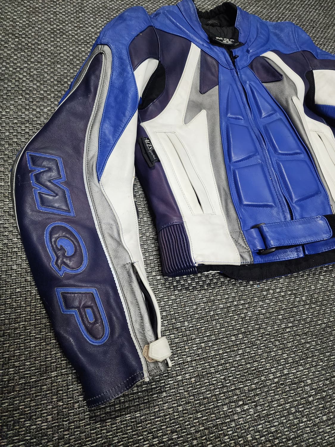 레이싱 레더 바이크 자켓  50사이즈  상품이미지3