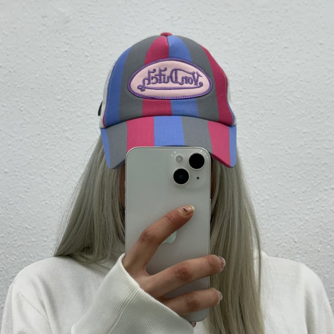 본더치 y2k 멀티 컬러 배색 볼캡 상품이미지1