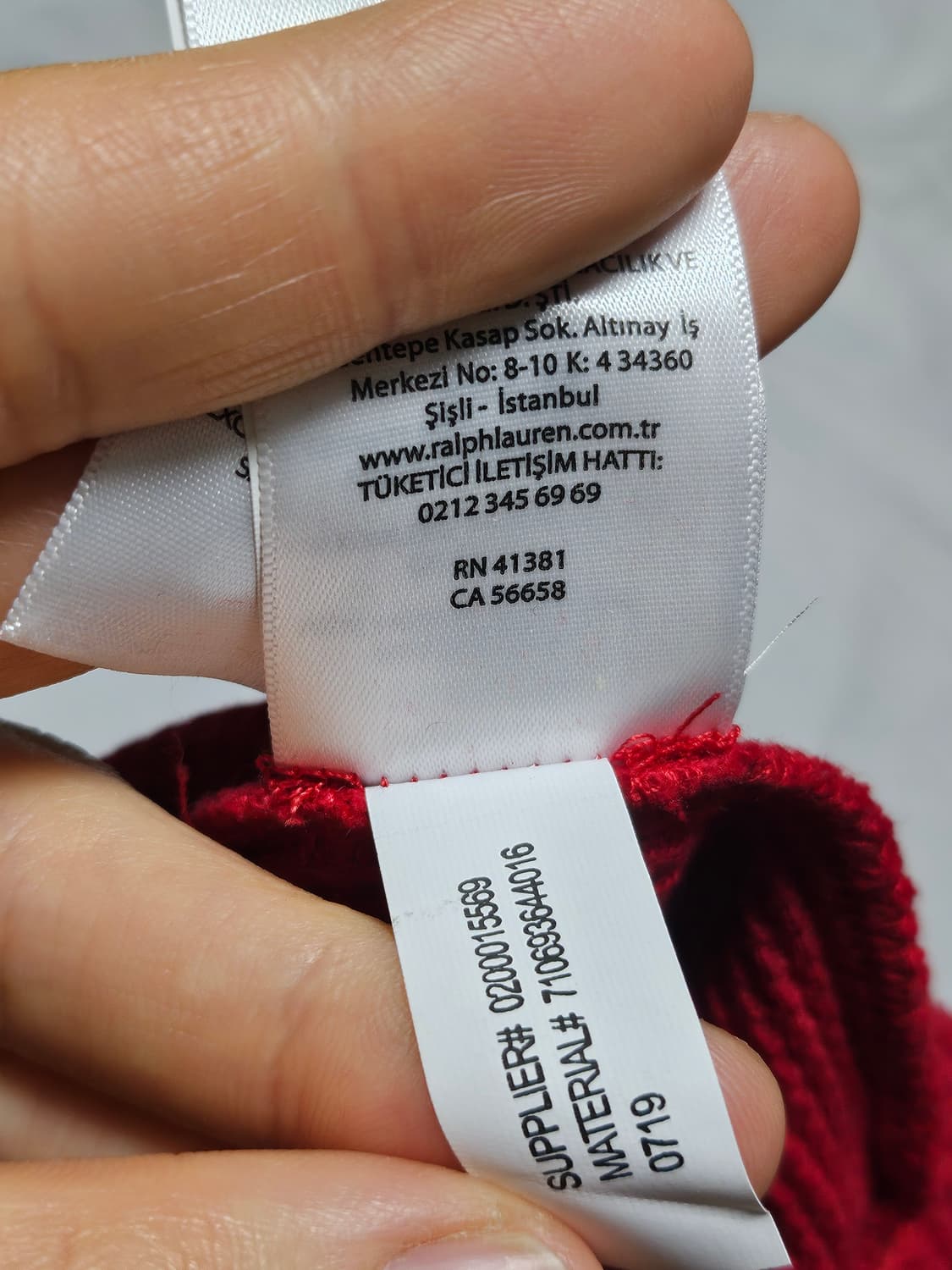 폴로랄프로렌 롱 니트 S 상품이미지9