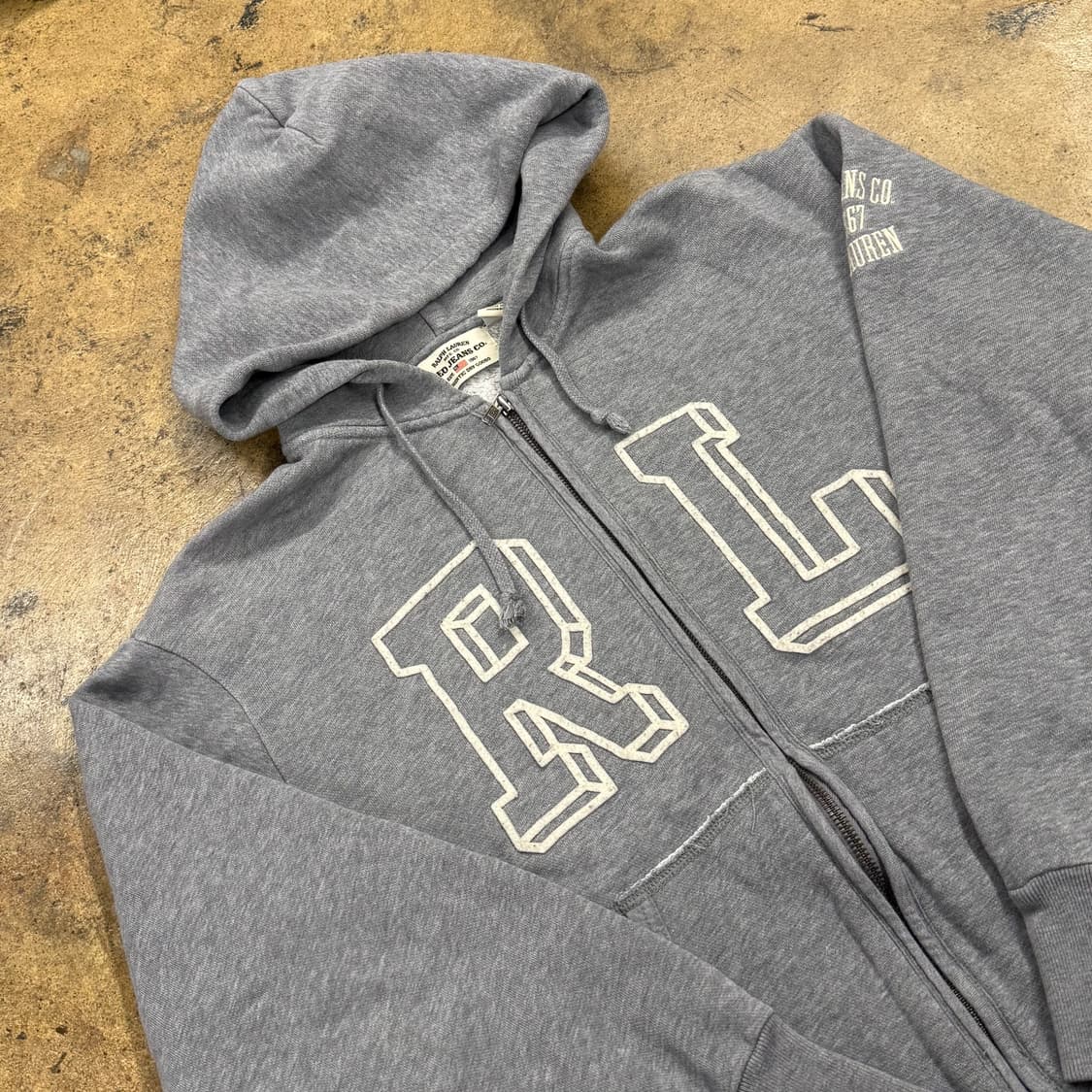 폴로 랄프로렌 그레이 후드집업  상품이미지1