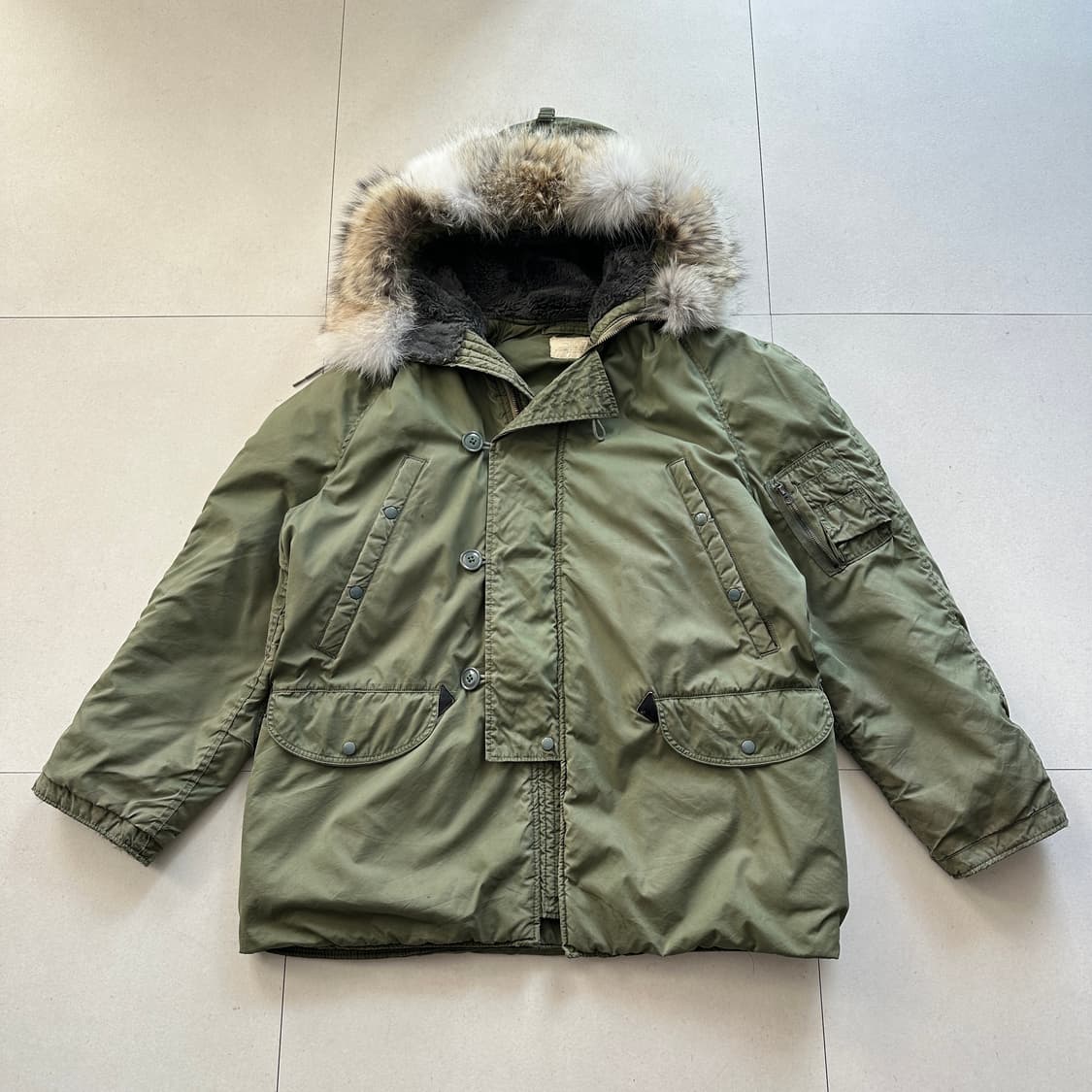 72년 오리지널 OD USAF N-3B (LANCER) 파카 Large  상품이미지1