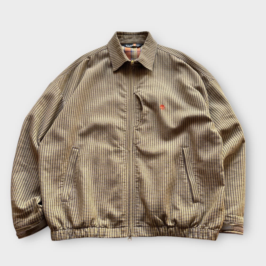 팀버랜드 체크 해링턴 자켓 블루종 상품이미지1