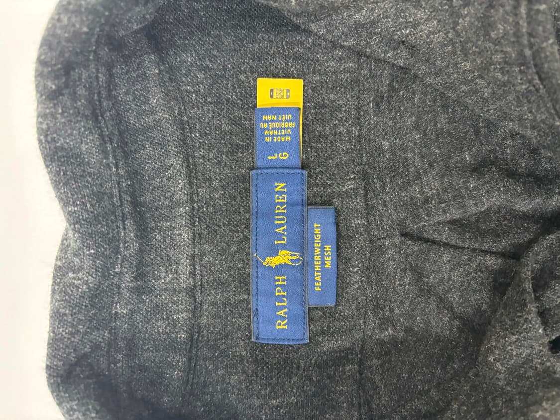 폴로 랄프로렌 큐알택 그레이 코튼 셔츠(L) 상품이미지5