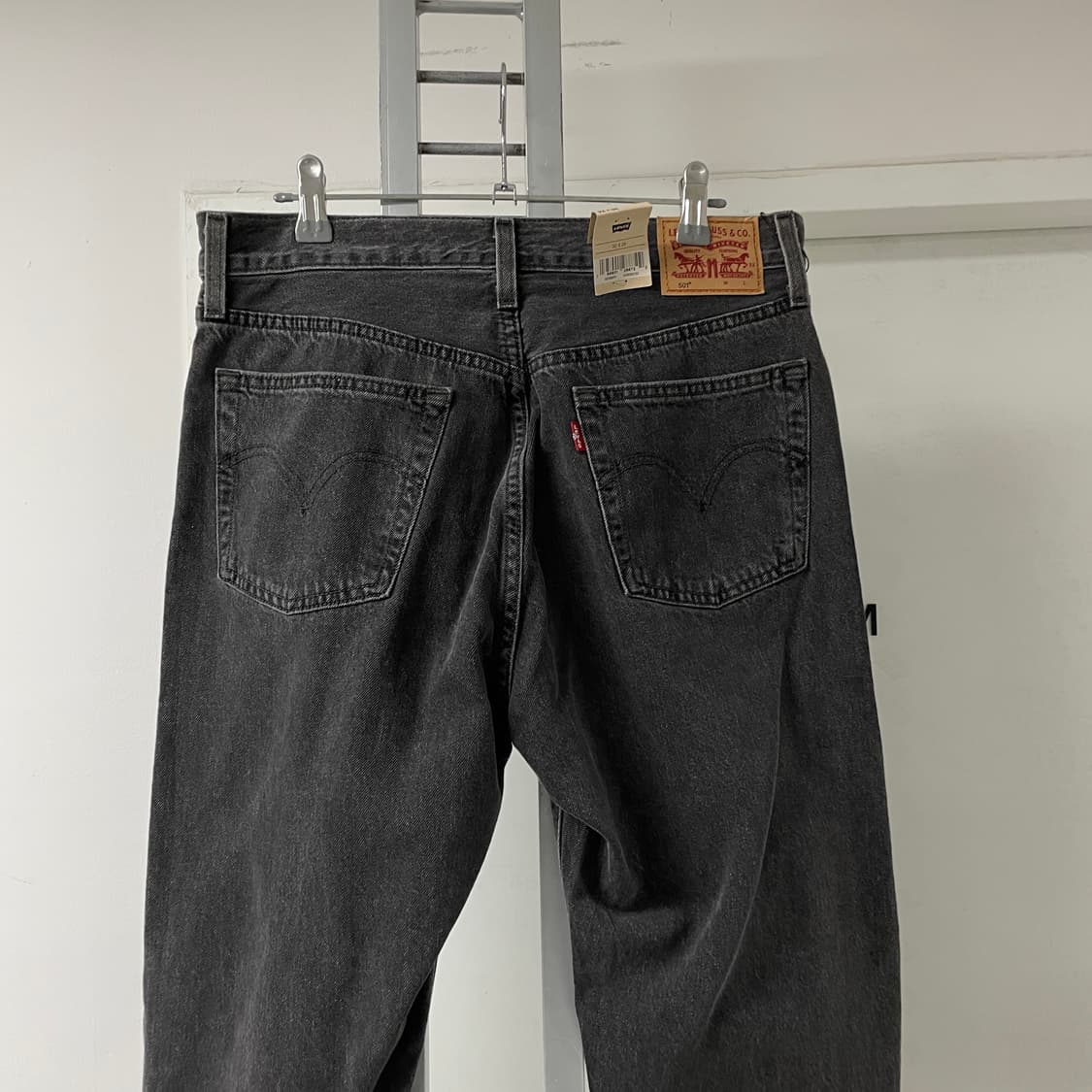 리바이스 501 흑청 데님 팬츠 W30 L26 상품이미지2