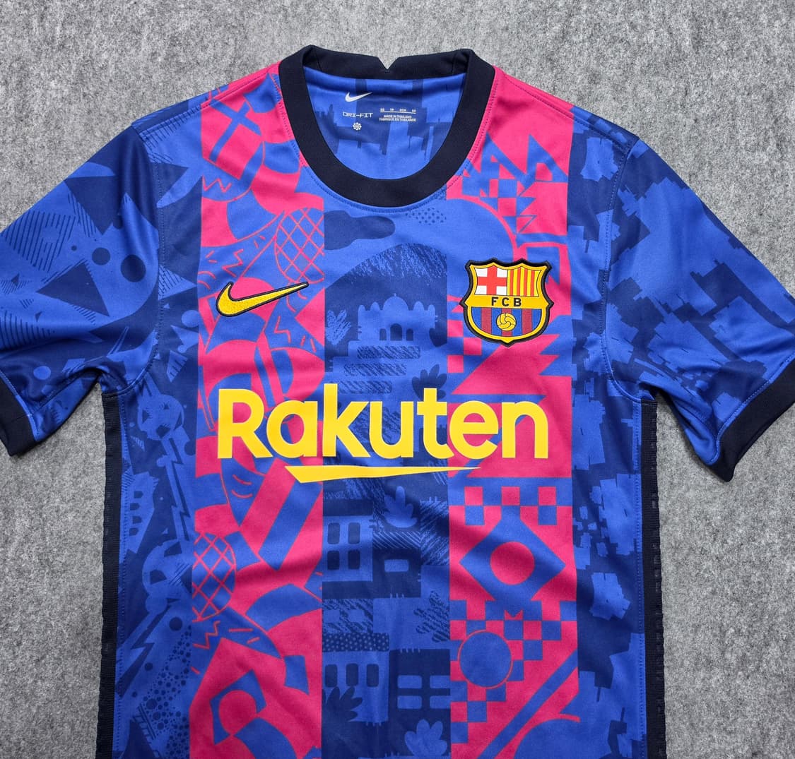 나이키 바르셀로나 21-22 스타디움 드라이핏 축구 져지 반팔져지 XS 상품이미지3