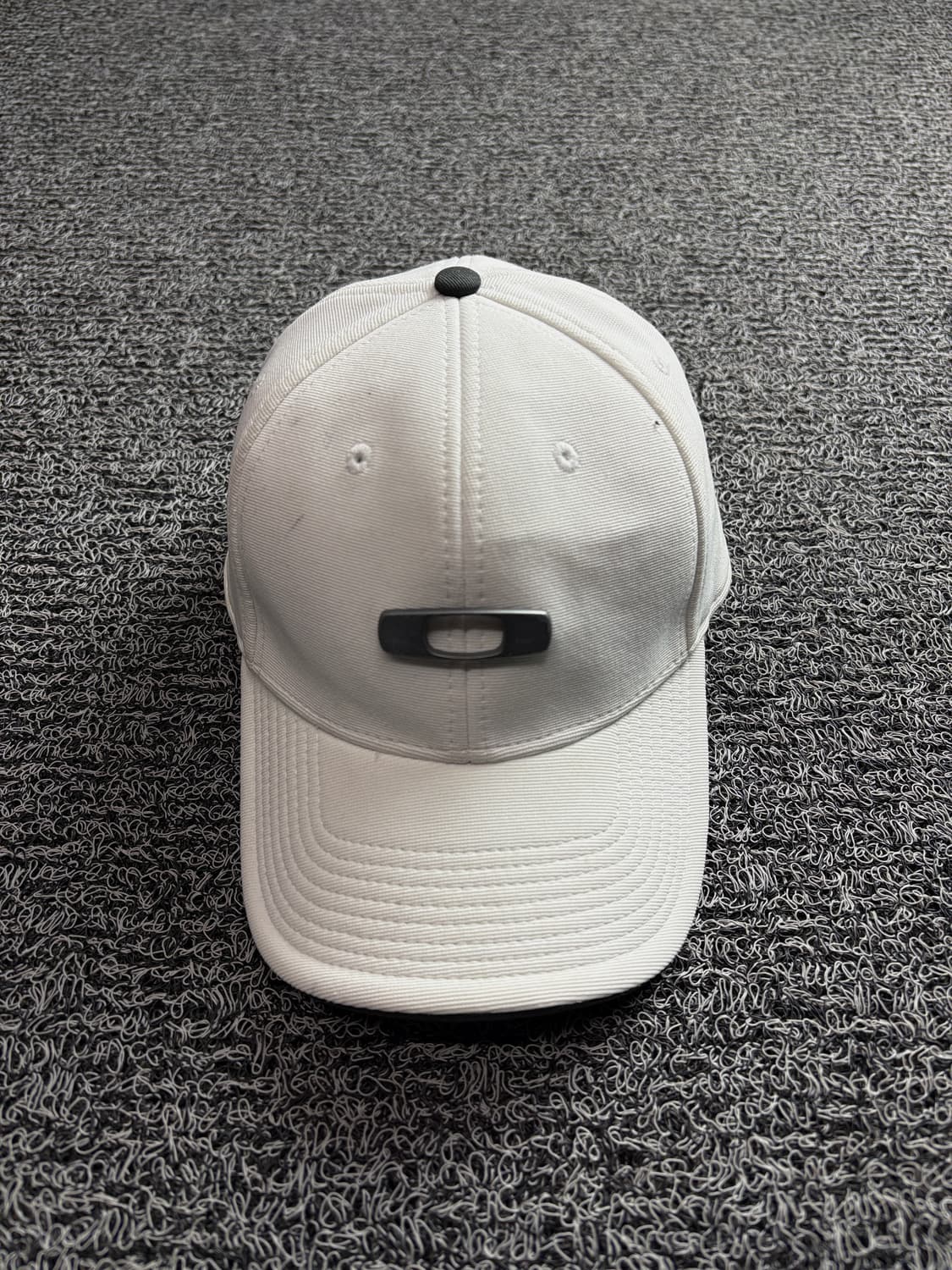 오클리 아이콘 은장 빅로고 화이트 볼캡 2916 상품이미지2