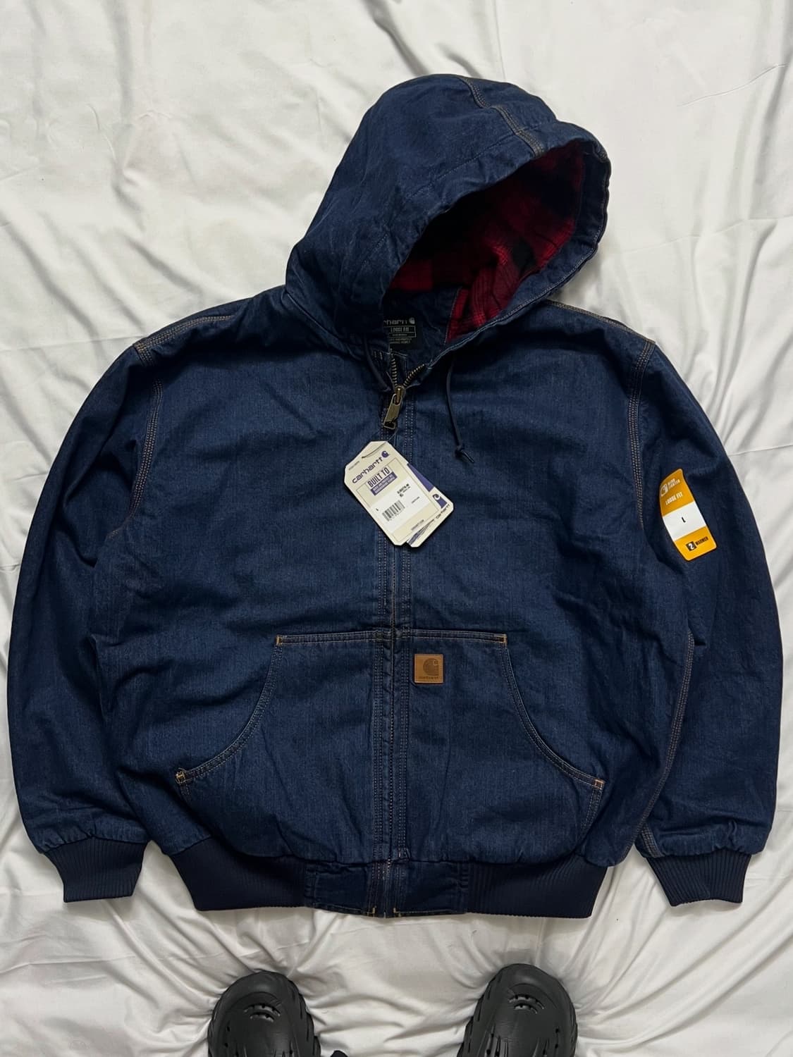 칼하트 50주년 데님 덕액티브 자켓 상품이미지1