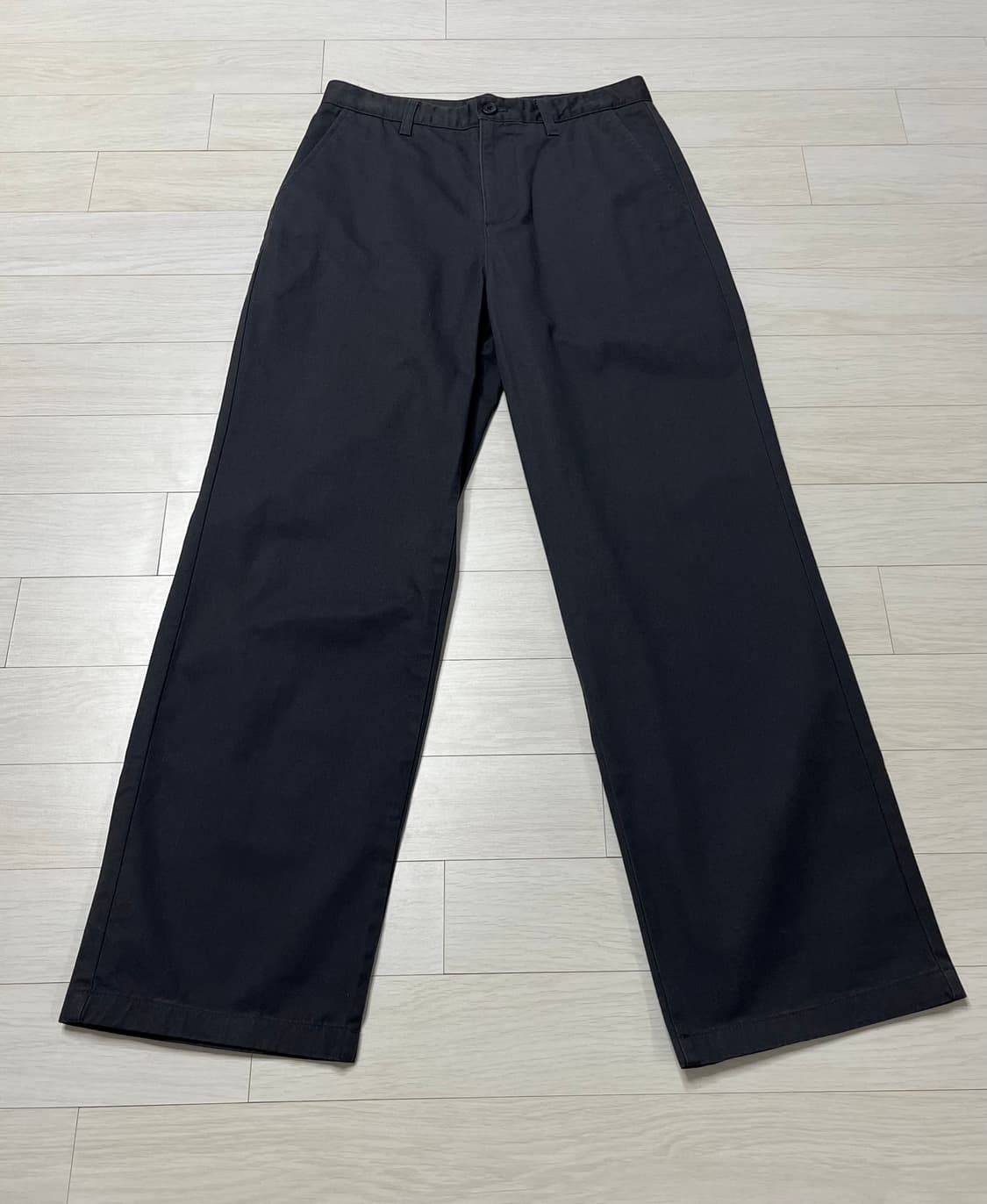 무신사 스탠다드 와이드 치노팬츠 29 [다크그레이] 상품이미지4