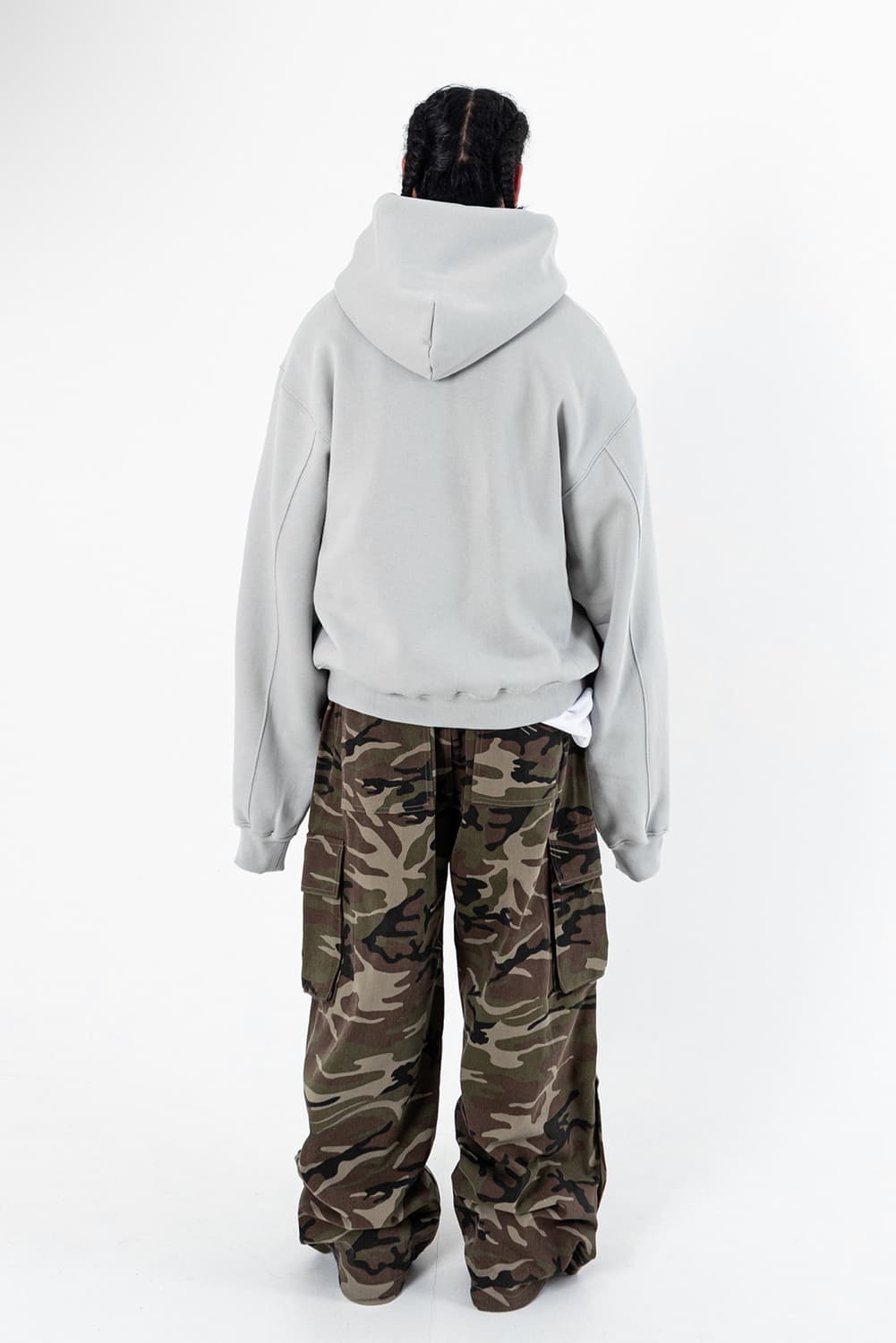 히든비하인드 절개 카모 팬츠 카모 바지 L 상품이미지6