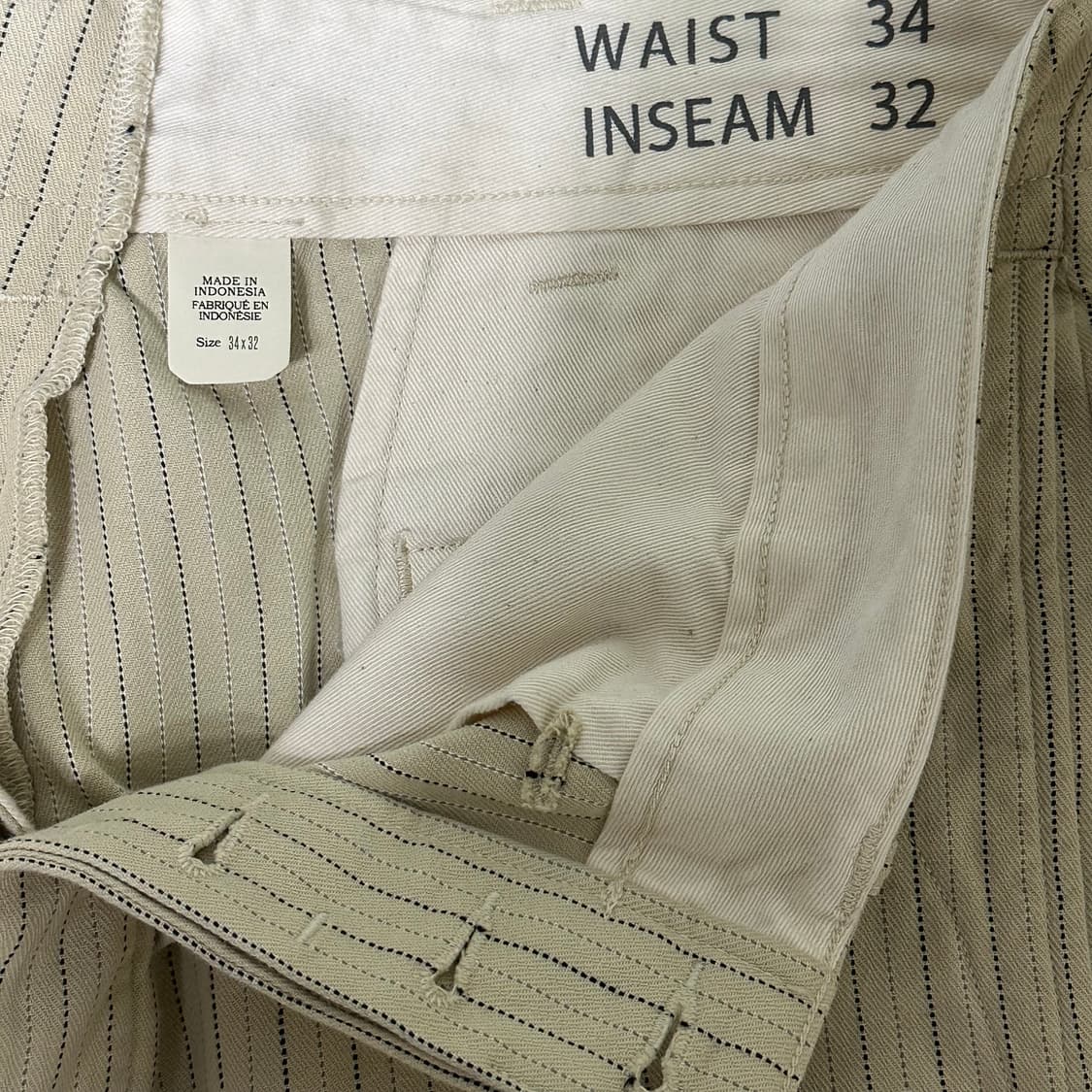 RRL 스트라이프 트윌 오피서 팬츠(최종) 상품이미지2