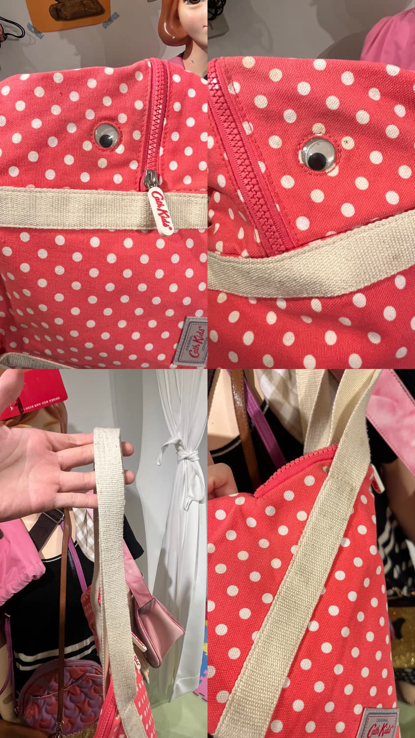 캐드키드슨 도트 물고기 숄더백 🐟 상품이미지8