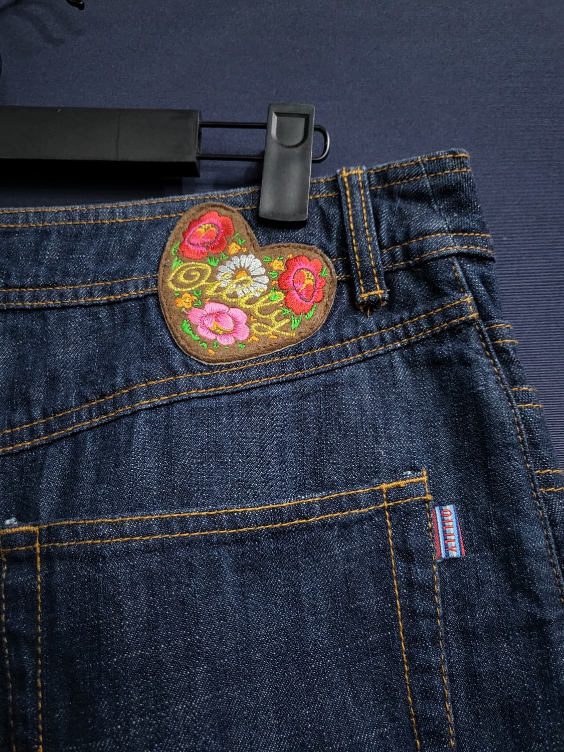 오일릴리 데님 스커트 상품이미지5