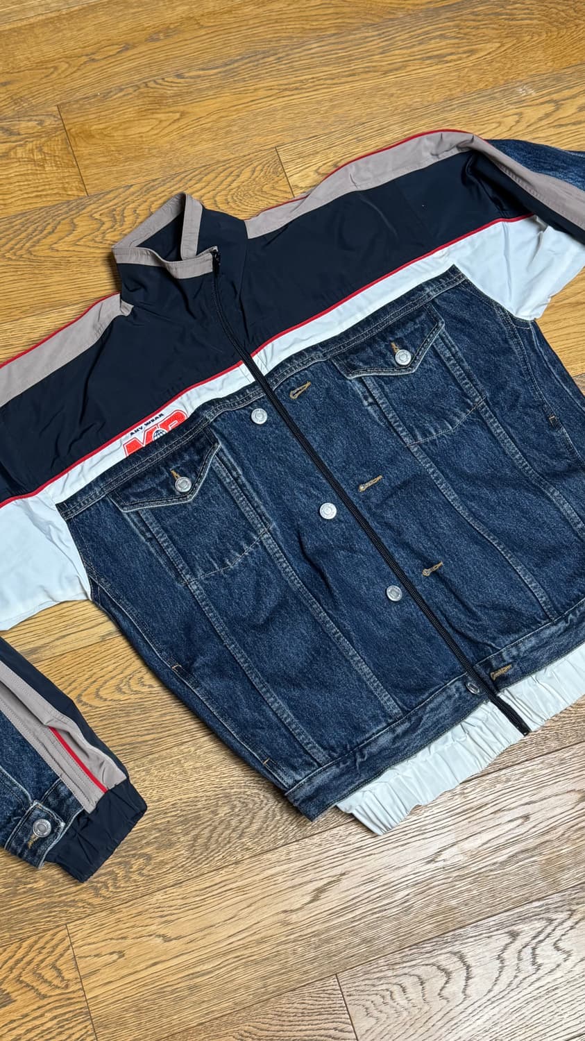 마틴로즈 트랙 데님 하이브리드 자켓 M 상품이미지1