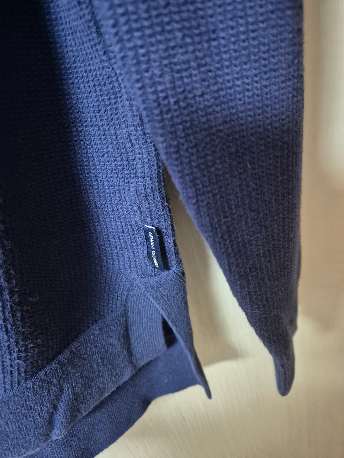 알마니 아르마니 니트 스웨터 배색니트 95ㅡ100 상품이미지5