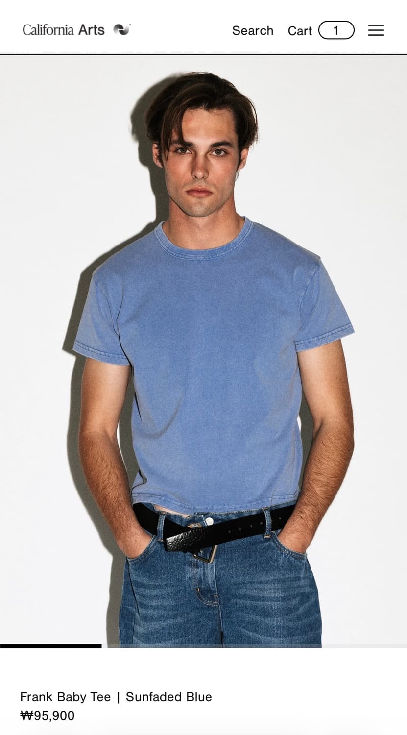 California Arts Frank Baby Tee 사이즈S 상품이미지1