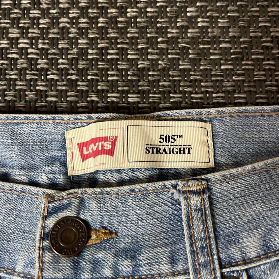 (29) 리바이스 505 29X29 연청 데님 팬츠 스트레이트핏 상품이미지3