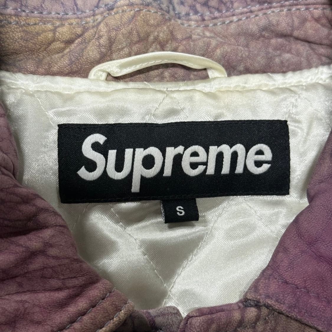 슈프림 페블드 램스킨 레더 바시티 상품이미지7