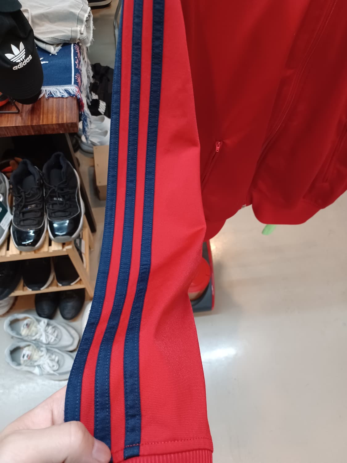 아디다스 파이어버드 트랙탑 져지 빨네이비 95 상품이미지3