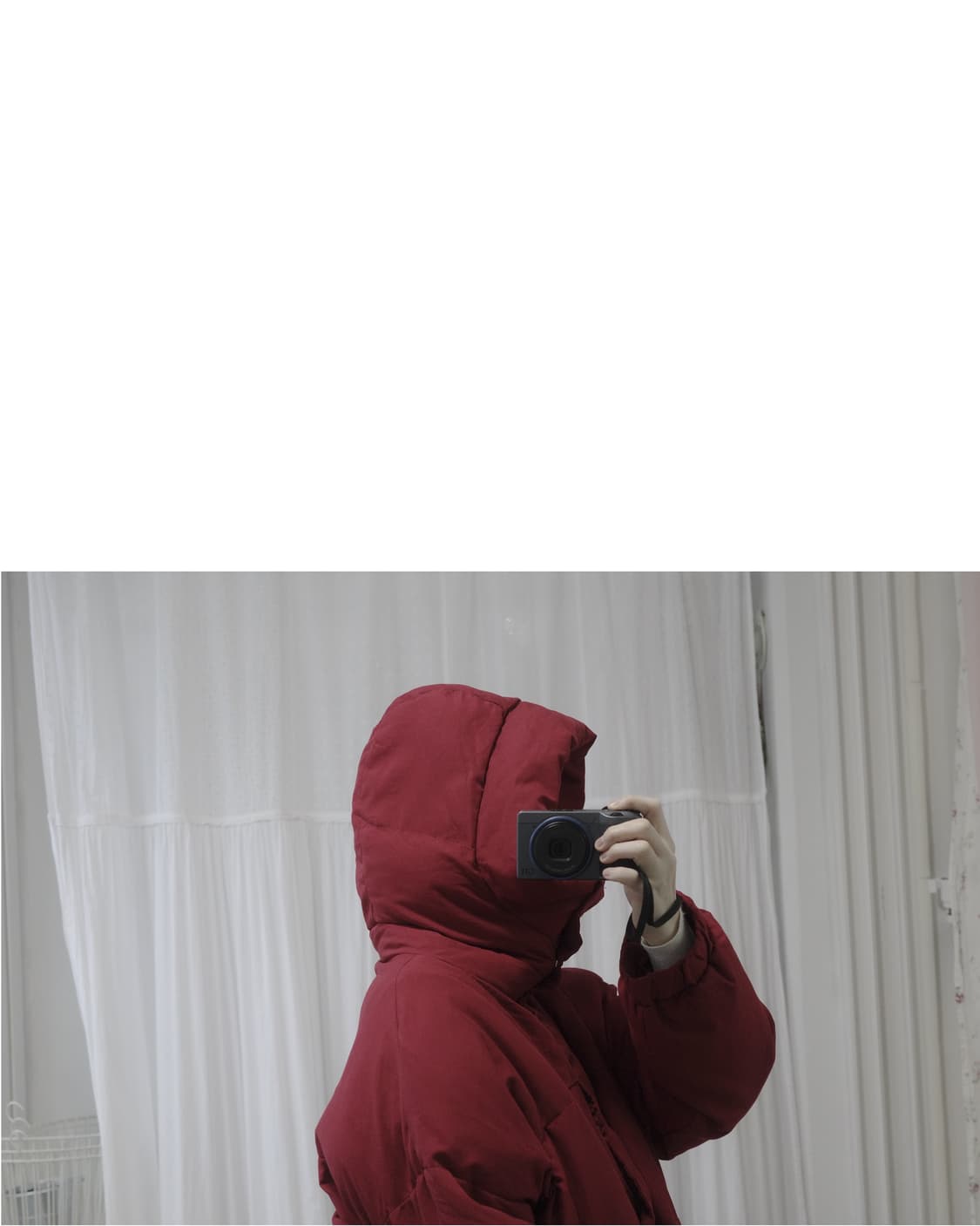 Cutie Blonde Red Chubby Puffer 상품이미지6