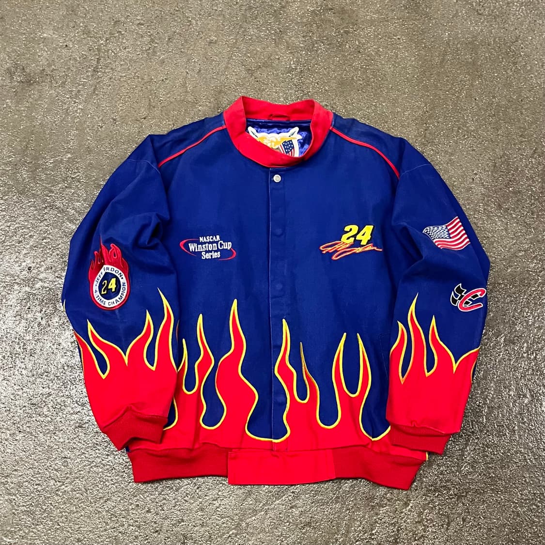 00s 제프해밀턴 나스카 플레임 레이싱 자켓 (110) 상품이미지3