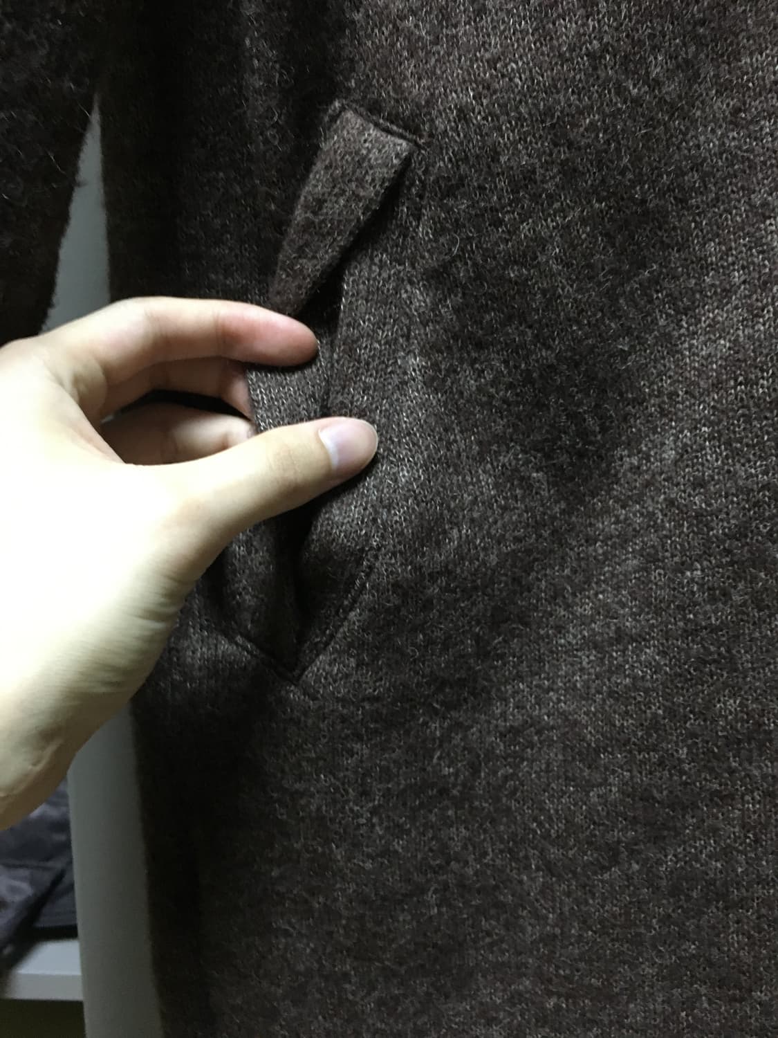 꼼데가르송 옴므 플러스 니트 후드코트 상품이미지4