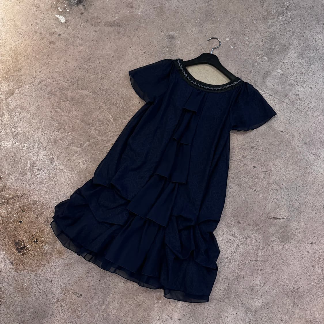 AXES FEMME 밑단 퍼프라인 원피스 상품이미지5