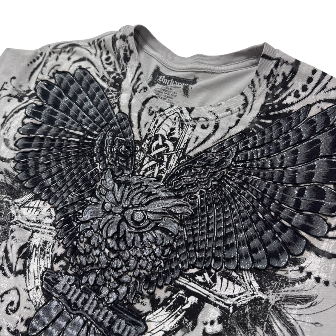 버커루 Y2K 오리엔탈 펑크 반팔티셔츠 상품이미지3