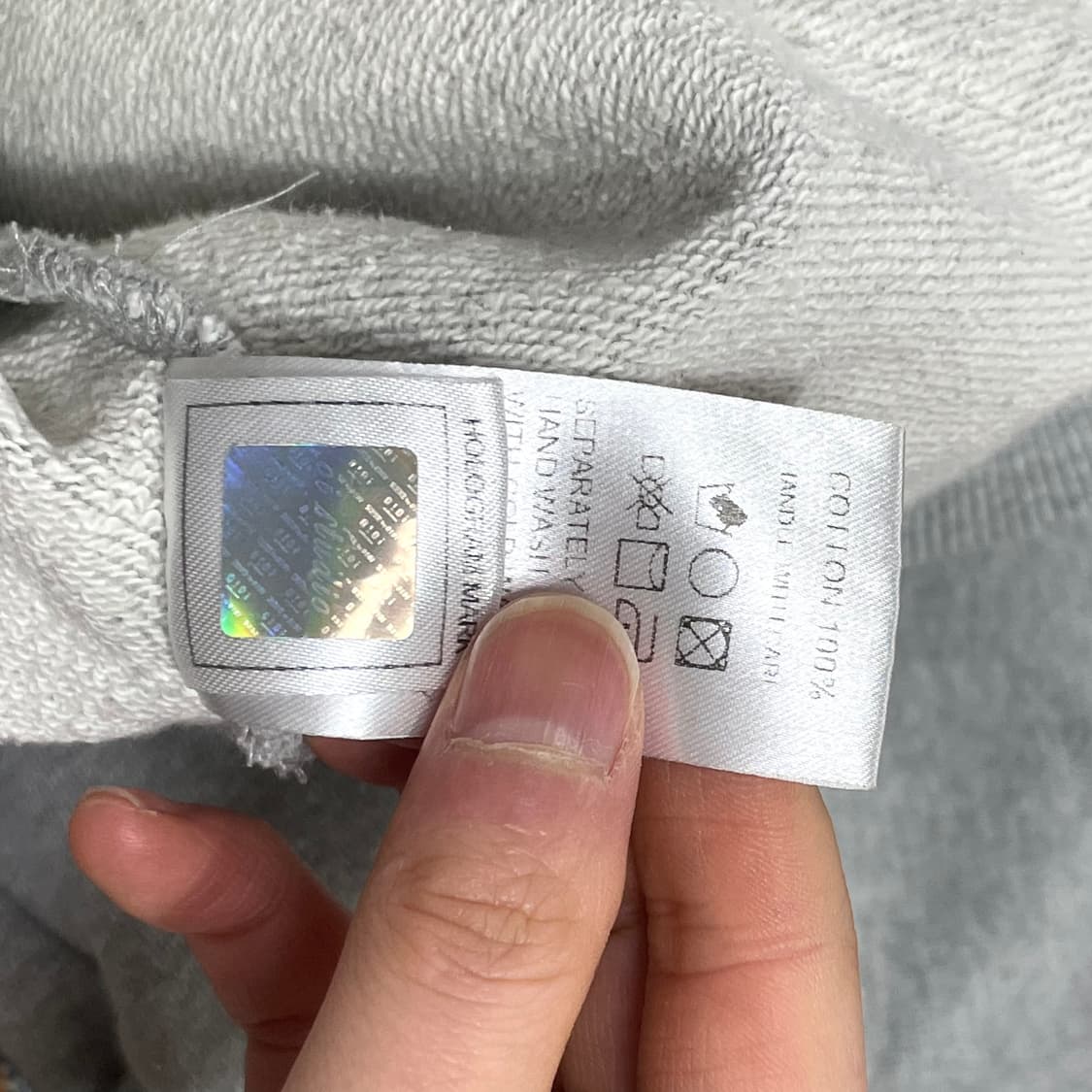 오아이오아이 그레이 후드티셔츠 남성FREE  상품이미지5