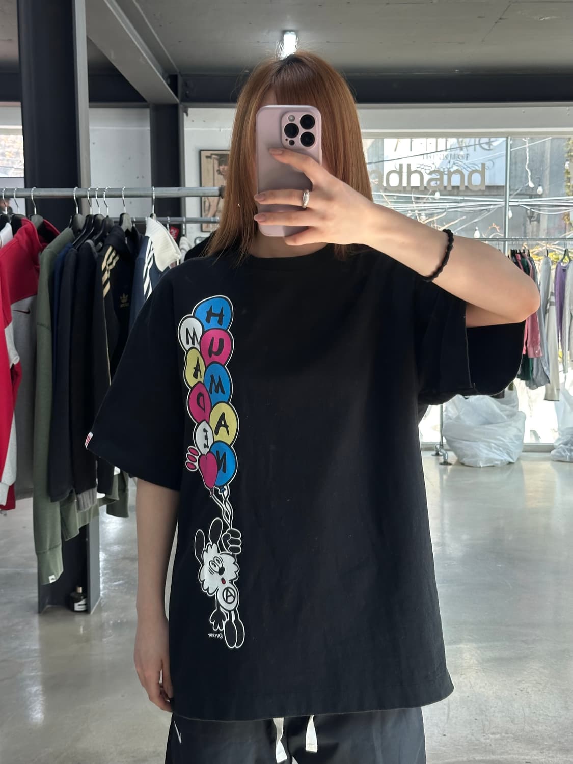 휴먼메이드 x 베르디 빅 백로고 반팔티 상품이미지4